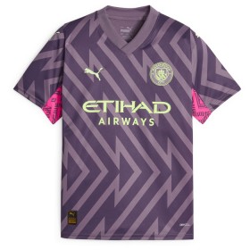 Camisola Manchester City Champions of Europe Guarda Redes Equipamento Alternativa 2023-24 Manga Curta